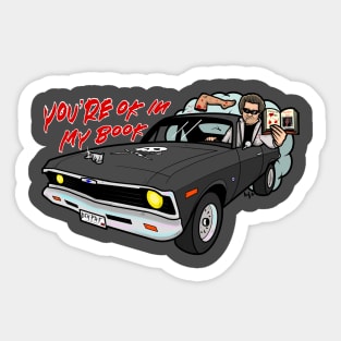 Death proof stuntman mike Chevy nova Sticker